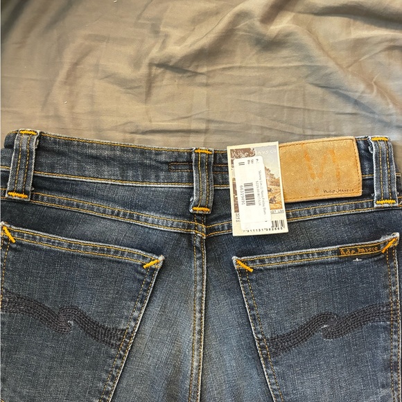 NWT Nudie Jeans Co Skinny Lin Jeans Size W27 L34 - Picture 4 of 6